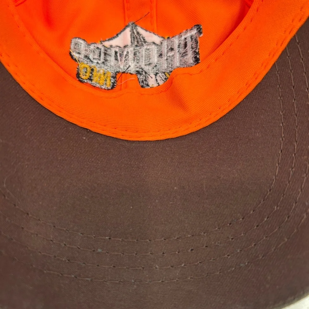 Thomco Inc Orange and Brown Cap, Hunter Orange, Adjustable Size